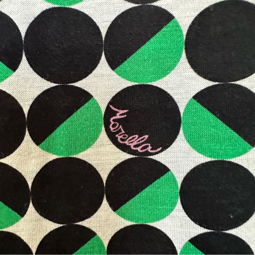 SOLD! MARELLA MAXMARA Labeled as Intrend Green Geometric T-shirt Size:L NWT - Picture 7 of 13